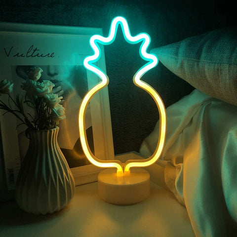 Table Lamp Desk Bedside Lamp Pineapple Neon Sign LED light Pineapple