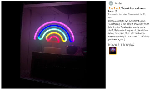 LED Neon Lamp - Rainbow