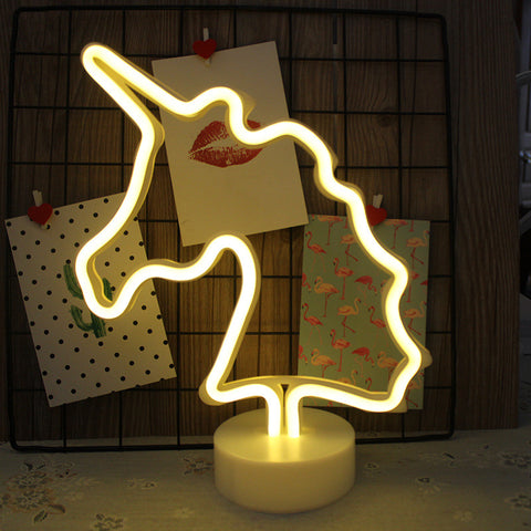 LED Neon Lamp - Unicorn Warm White