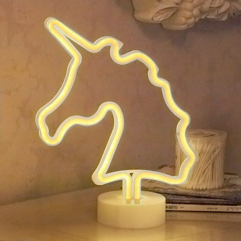 LED Neon Lamp - Unicorn Warm White