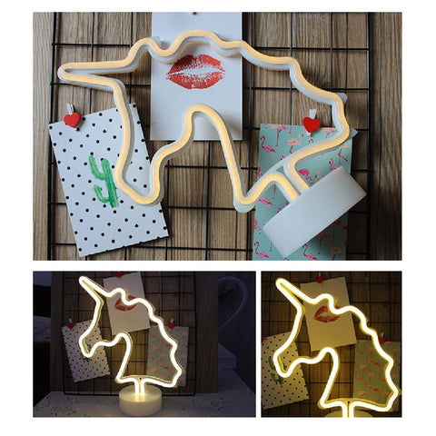 LED Neon Lamp - Unicorn Warm White