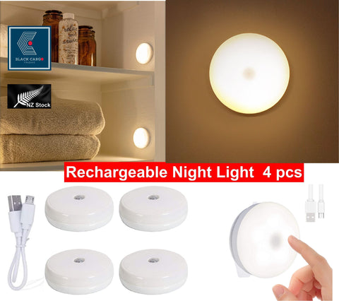 4Packs Rechargeable Touch Light Led Night Light Touch Dimmable Lamp