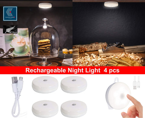 4Packs Rechargeable Touch Light Led Night Light Touch Dimmable Lamp