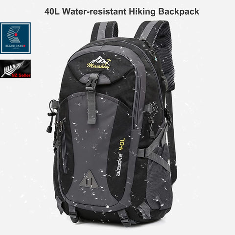 Tramping Pack 40L Back Pack Bag Black