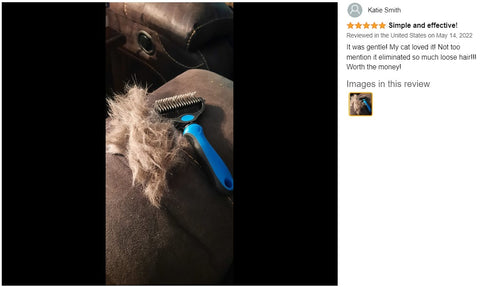 Professional Pet Dog Cat Hair Grooming Brush Fur Shedding Comb Trimmer Tool