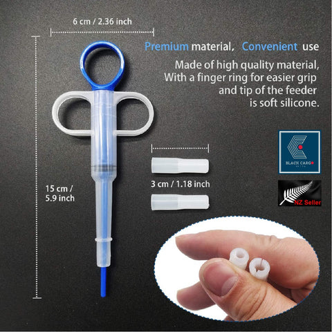 2Pack Pet Pill Plunger Popper for Small Cats Dogs Medicine Feeding Accessories