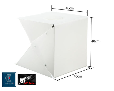 Portable Large 40CM Photography Photo Studio 140 LED Light Box with 6 Backdrops