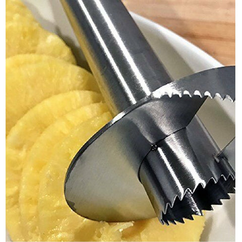 Pineapple Fruit Slicer Peeler Cutter Stainless Steel