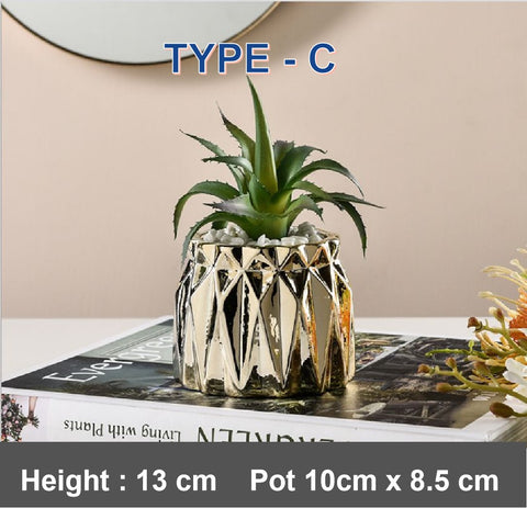 Artificial Succulent Plant Decorative Potted Plant