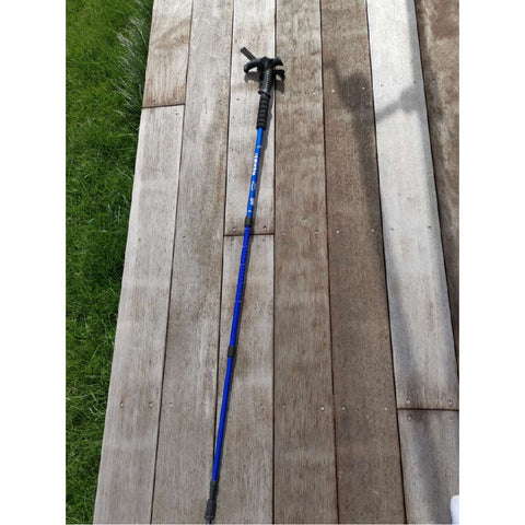 2Pcs Trekking Poles Aluminum Adjustable Lightweight Hiking Poles-Blue
