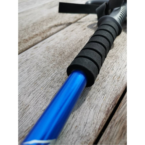 2Pcs Trekking Poles Aluminum Adjustable Lightweight Hiking Poles-Blue