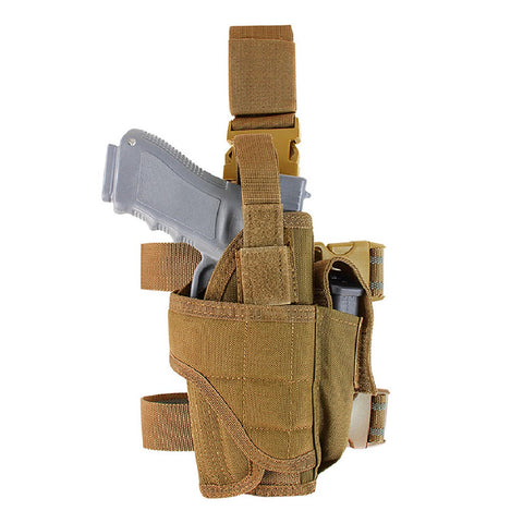 Airsoft Pistol Outdoor Tactical Leg Holster Pouch COYOTE BROWN