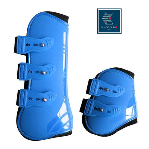 Horse Leg Protection Tendon Boots - Blue