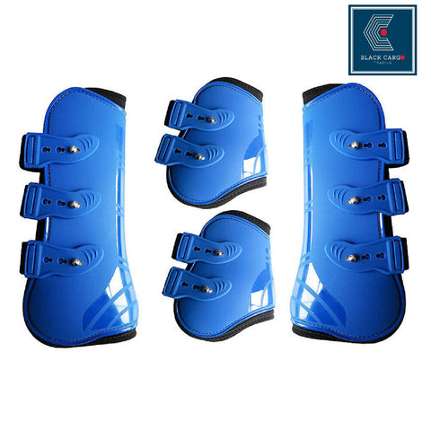 Horse Leg Protection Tendon Boots - Blue