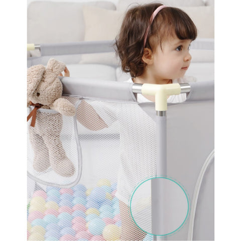 Portable Playpen Baby Safety Gate Play Pen Play Gym Mat 130cm