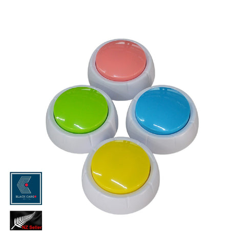 4Pack Dog training Voice Recording Button set Dog Buttons Training Buzzer