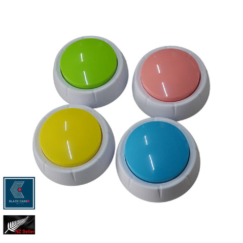 4Pack Dog training Voice Recording Button set Dog Buttons Training Buzzer