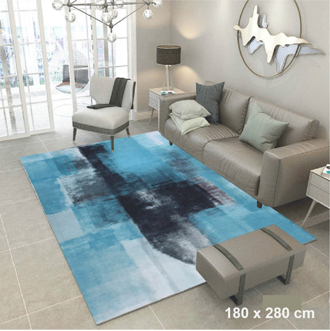 Modern Area Rug Contemporary living room Non-Slip Floor Mat 180cm x 280cm