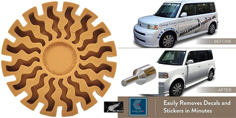 4 Inch Rubber Eraser Wheel Decal Eraser Wheel Adhesive Remover