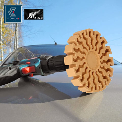 4 Inch Rubber Eraser Wheel Decal Eraser Wheel Adhesive Remover