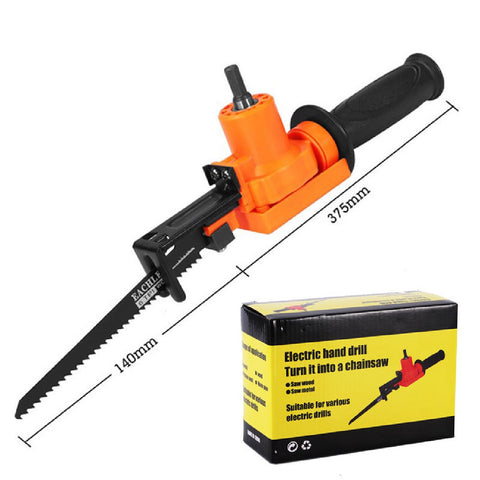 Cordless Reciprocating Saw Kit Saw Adapter Electric Drill Tool Attachment