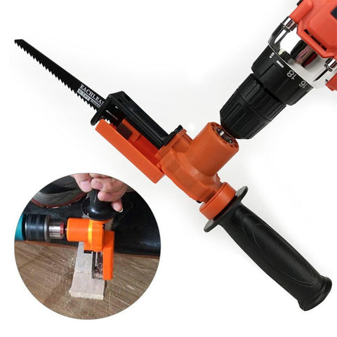 Cordless Reciprocating Saw Kit Saw Adapter Electric Drill Tool Attachment