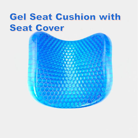 Honeycomb Design Gel Chair Seat Cushion Cool Gel Cushion with Seat Cover