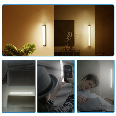 USB Rechargeable Wireless PIR Sensor Closet Light Night light