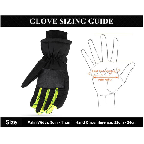 Ski Gloves Ski Snowboard Gloves Waterproof Snow Gloves