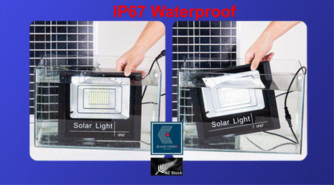 Solar Lights Outdoor Flood Light 20W Security Lights with Remote Control