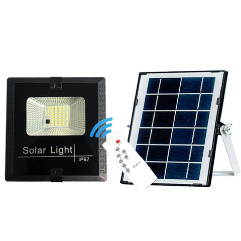 Solar Lights Outdoor Flood Light 20W Security Lights with Remote Control