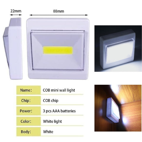 Ultra Bright Led Night Light Cordless Under Cabinet Kitchen Switch Lights 2Pack