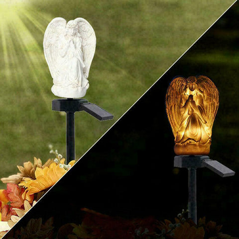 Solar Power Light- LED Praying Angel Garden Decorations Statues