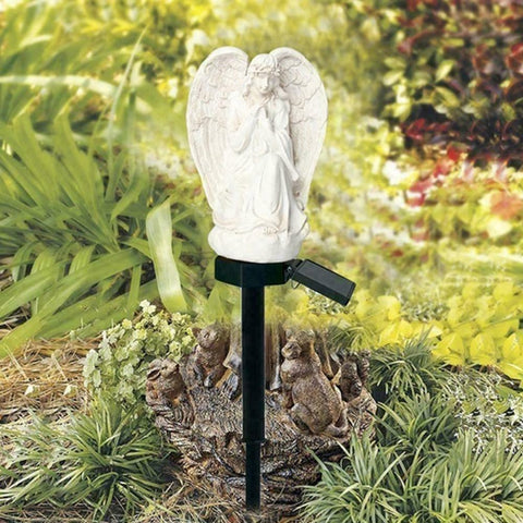 Solar Power Light- LED Praying Angel Garden Decorations Statues