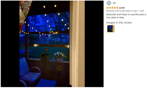 Solar String Lights Outdoor 30LED Crystal Globe Balls Lights Warm White