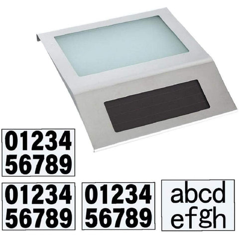 Stainless steel Letter Box Numbers With Solar lights