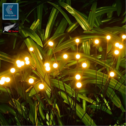 Solar Garden Lights set 10Pcs Firefly Bulb Lights Waterproof Garden Decoration