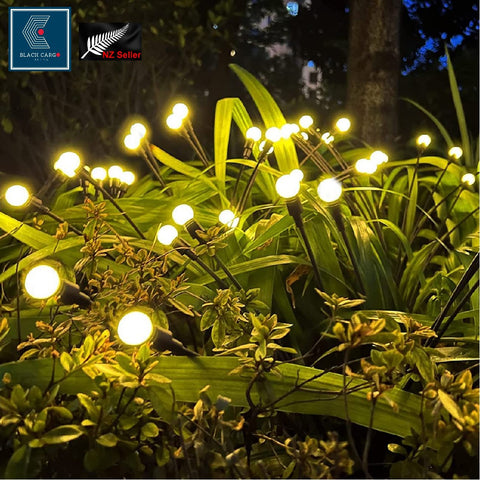 Solar Garden Lights set 10Pcs Firefly Bulb Lights Waterproof Garden Decoration