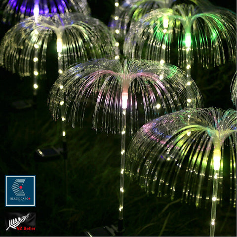 Solar Firework Lights 7 Color Changing Flowers Waterproof Garden Lights