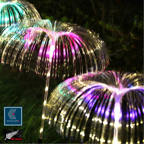 Solar Firework Lights 7 Color Changing Flowers Waterproof Garden Lights