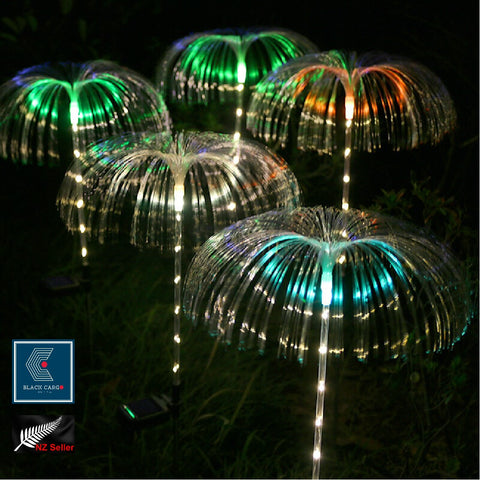 Solar Firework Lights 7 Color Changing Flowers Waterproof Garden Lights