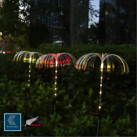 Solar Firework Lights 7 Color Changing Flowers Waterproof Garden Lights