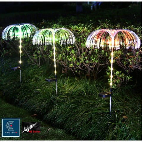 Solar Firework Lights 7 Color Changing Flowers Waterproof Garden Lights