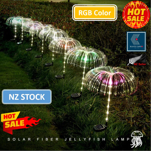 Solar Firework Lights 7 Color Changing Flowers Waterproof Garden Lights