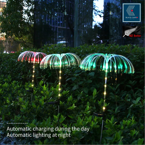 Solar Firework Lights 7 Color Changing Flowers Waterproof Garden Lights