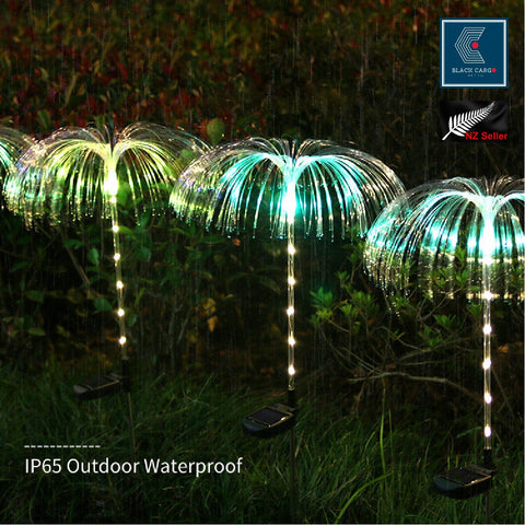 Solar Firework Lights 7 Color Changing Flowers Waterproof Garden Lights