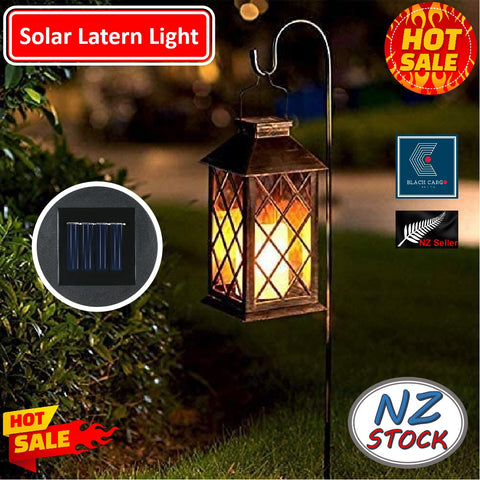 Solar Oil Lamp Lantern Medium