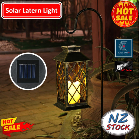 Solar Oil Lamp Lantern Medium