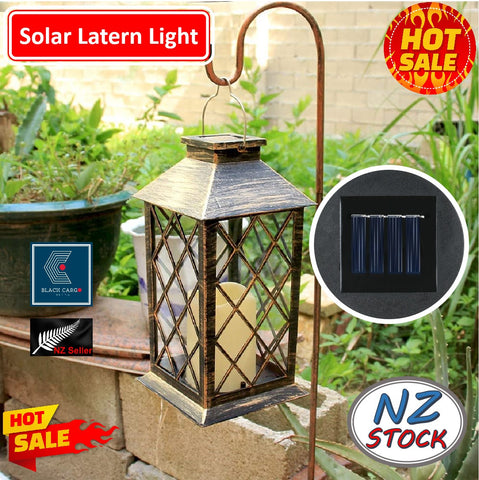 Solar Oil Lamp Lantern Medium