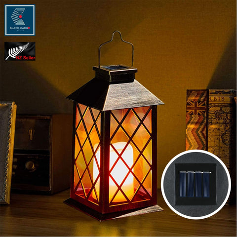 Solar Oil Lamp Lantern Medium